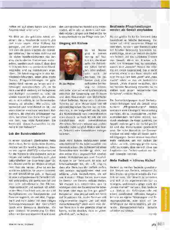 Vorschauseite 2: Falsche Betreuung ist das größte Risiko