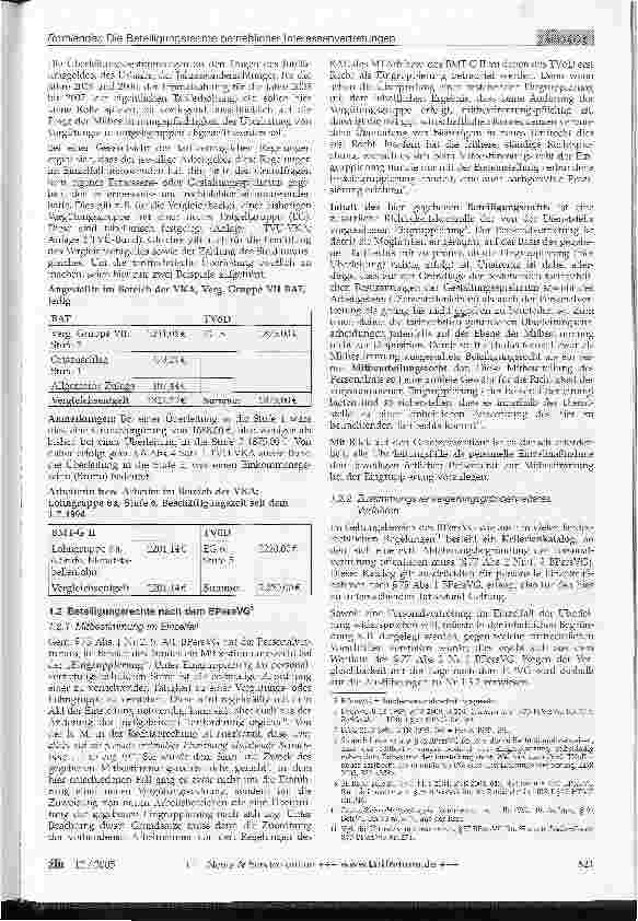 Vorschauseite 3: Die Beteiligungsrechte betrieblicher Interessenvertretungen bei der Überleitung vom BAT, MTArb bzw. BMT-GII in den TVöD
