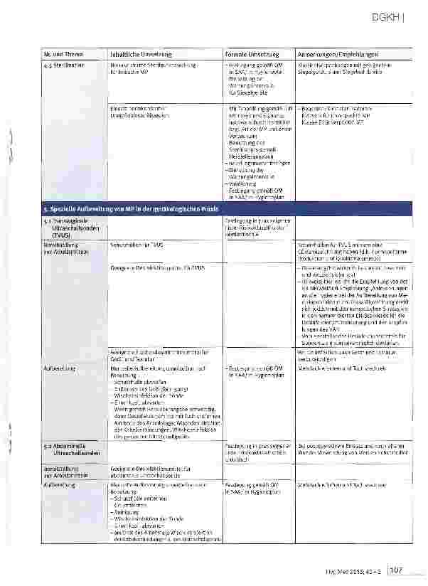 Vorschauseite 4: Hygienische Aspekte in der gynäkologischen Praxis Leitfaden zu Organisation und Hygienemanagement in der Arztpraxis (Strukturund Prozessqualität)