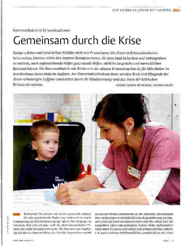 Vorschauseite 1: Gemeinsam durch die Krise
