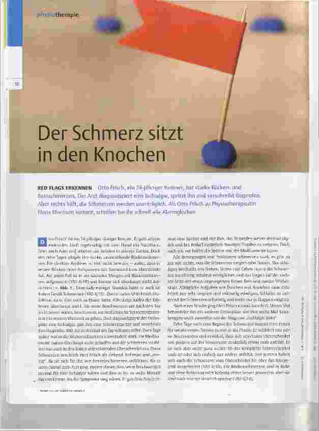 Vorschauseite 1: Der Schmerz sitzt in den Knochen