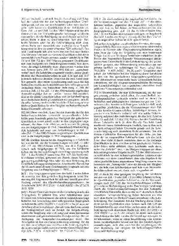 Vorschauseite 4: Herkunftssprachlicher Unterricht - Gleichbehandlung