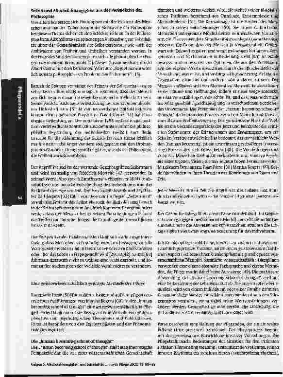 Vorschauseite 5: Alkoholabhängigkeit und Suizidalität - eine Herausforderung für die psychiatrische Pflege als Profession