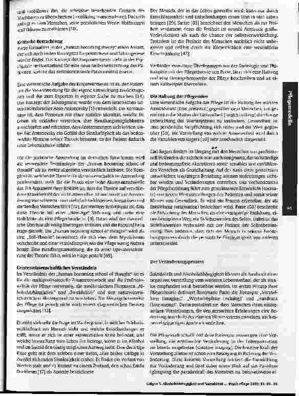 Vorschauseite 6: Alkoholabhängigkeit und Suizidalität - eine Herausforderung für die psychiatrische Pflege als Profession