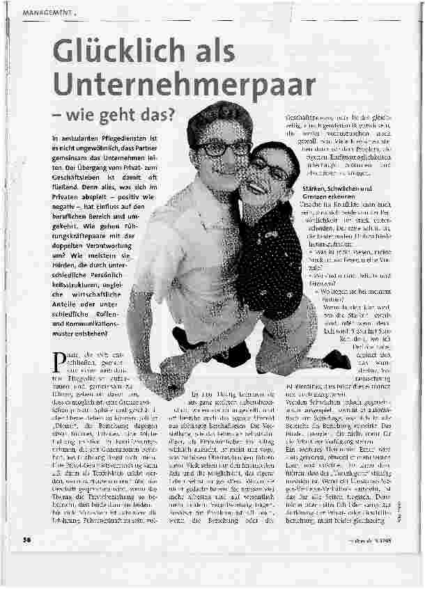 Vorschauseite 1: Glücklich als Unternehmerpaar