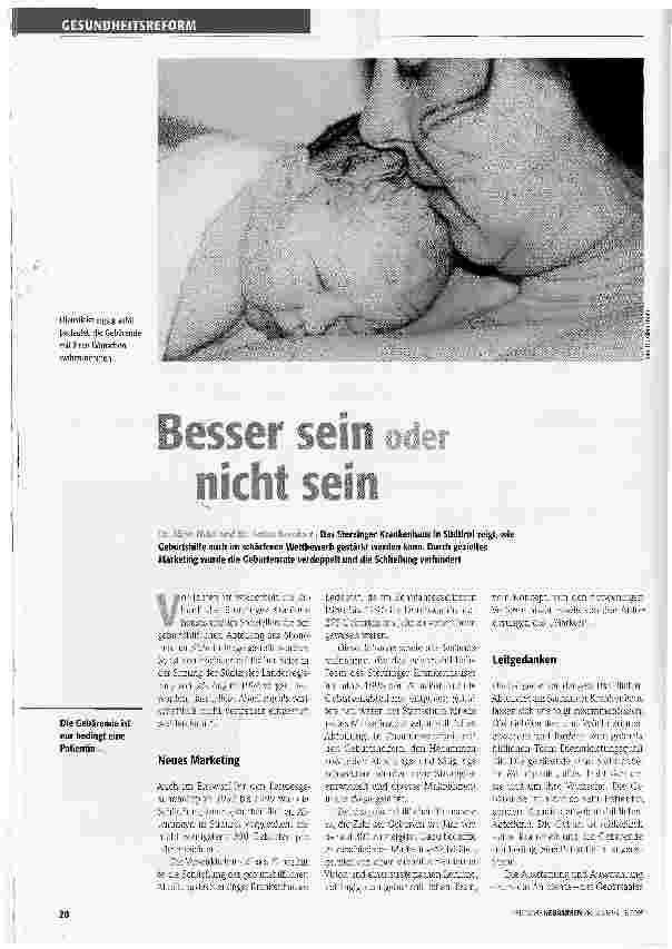 Vorschauseite 1: Besser sein oder nicht sein