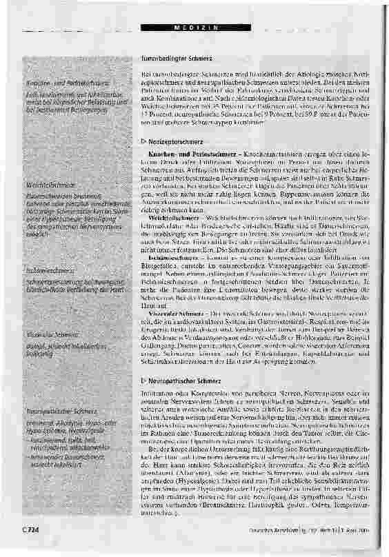 Vorschauseite 2: Tumorschmerz