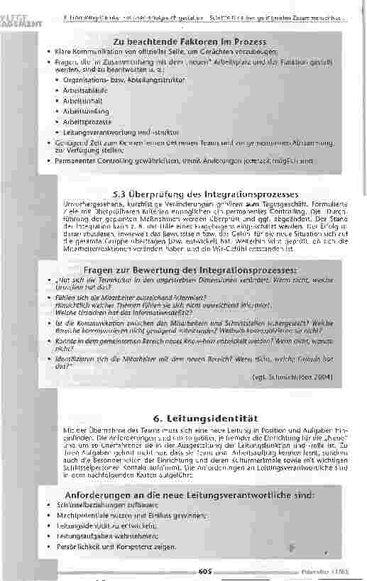 Vorschauseite 6: Fusionen erfolgreich gestaltenSchritte für einen gelingenden Zusammenschluss selbstständiger Pflegebereiche