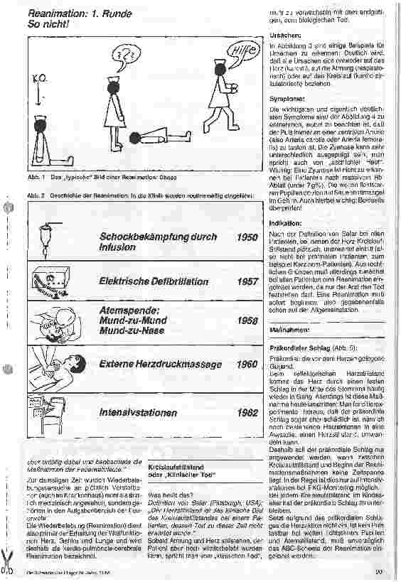 Vorschauseite 2: Reanimitation/Übungsveranstaltung für Krankenpflegepersonal in der Krankenpflegeschule Duisburg e.V.