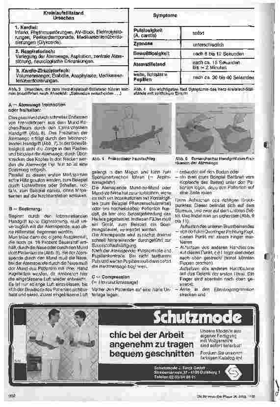 Vorschauseite 3: Reanimitation/Übungsveranstaltung für Krankenpflegepersonal in der Krankenpflegeschule Duisburg e.V.