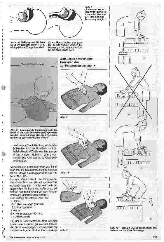 Vorschauseite 4: Reanimitation/Übungsveranstaltung für Krankenpflegepersonal in der Krankenpflegeschule Duisburg e.V.