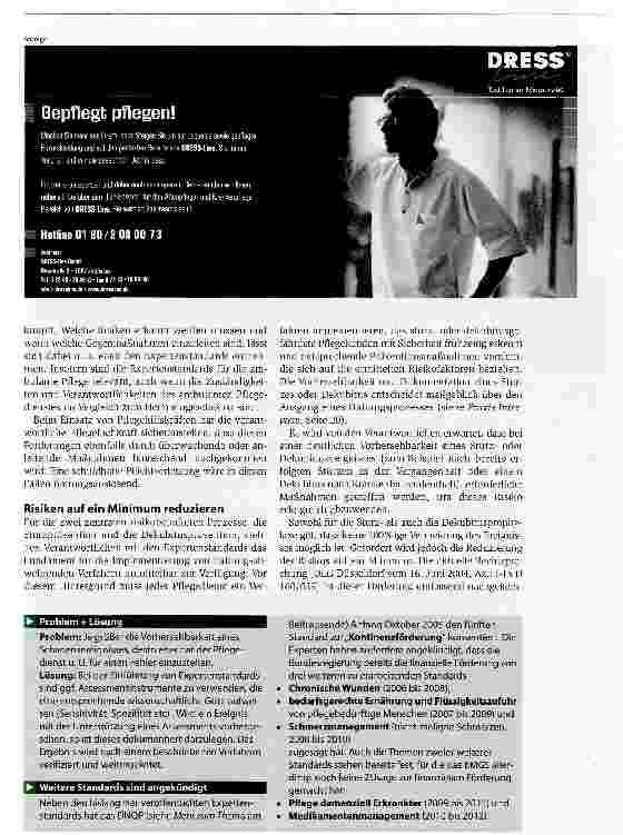 Vorschauseite 2: Mehr Handlungssicherheit durch Standards