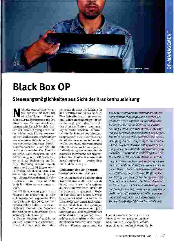 Vorschauseite 1: Black Box OP