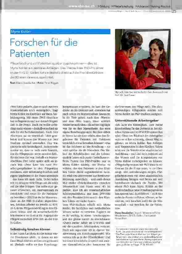 Vorschauseite 2: Vom Master zum Doktor