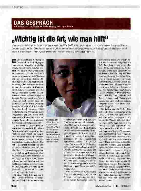 Vorschauseite 1: Wichtig ist die Art, wie man hilft