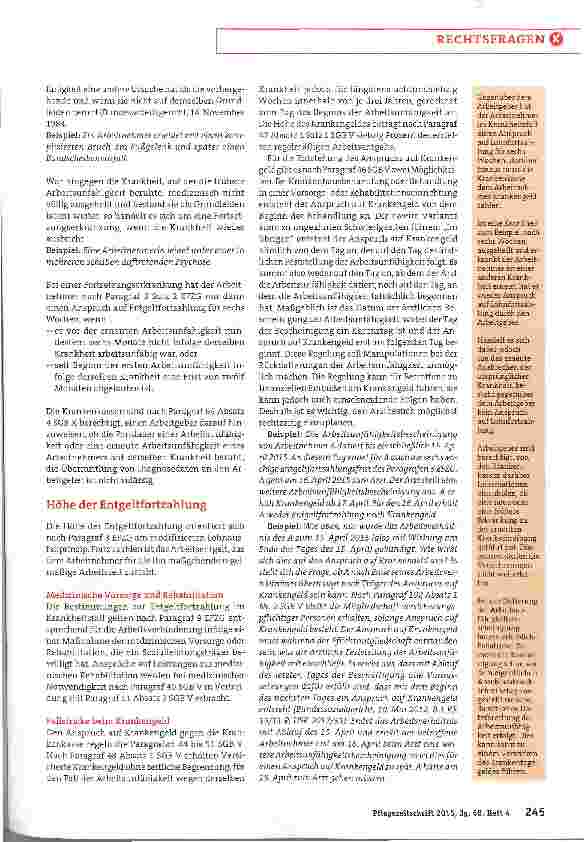 Vorschauseite 2: Bei längeren Krankschreibungen lauern Risiken