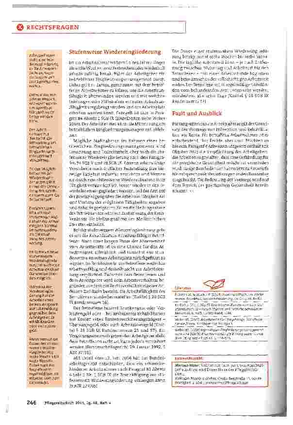 Vorschauseite 3: Bei längeren Krankschreibungen lauern Risiken