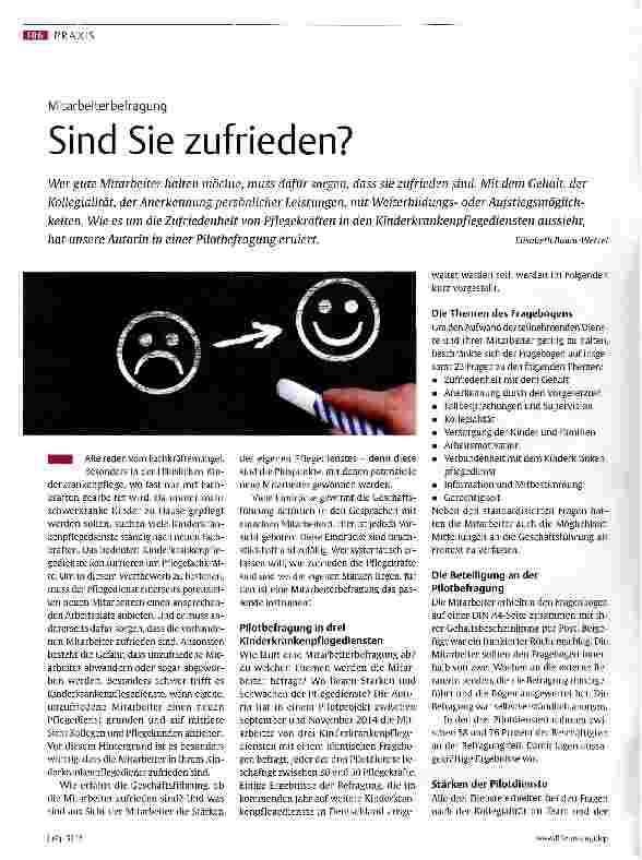 Vorschauseite 1: Sind Sie zufrieden?