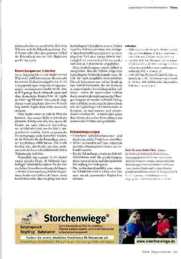 Vorschauseite 4: Lagebedingte Schädeldeformitäten im Säuglingsalter