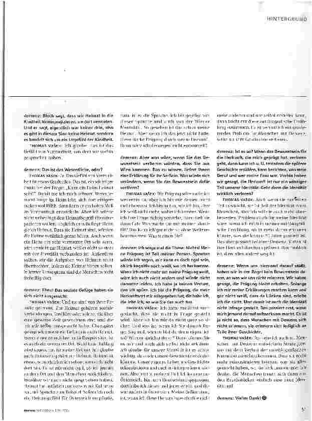 Vorschauseite 2: Geht mit dem Verlust der Kognition die Heimat verloren?