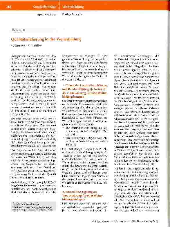 Vorschauseite 1: Qualitätssicherung in der Weiterbildung