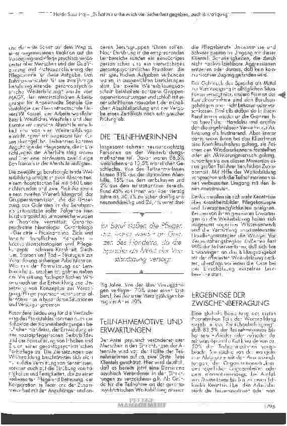 Vorschauseite 2: Es hat mir unheimlich viel Sicherheit gegeben, auch Bestätigung