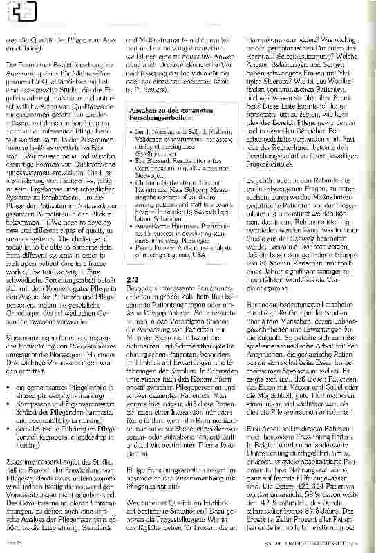 Vorschauseite 2: Pflegeforschung und -Literatur- Grundlagen der Qualitätsentwicklung