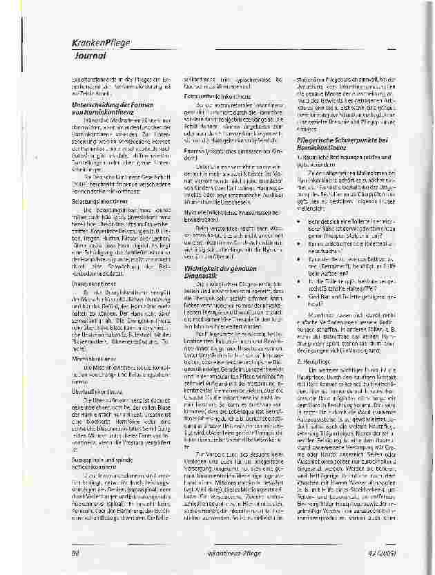 Vorschauseite 2: Bedeutung der Harninkontinenz für die Pflege