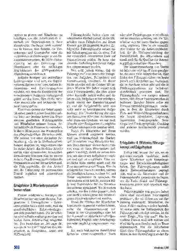 Vorschauseite 3: Erfolgsfaktoren für Führungskräfte