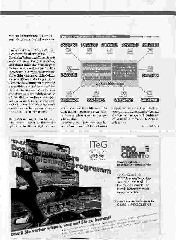 Vorschauseite 4: TELEMATIK. Ehrgeiziger Versuch