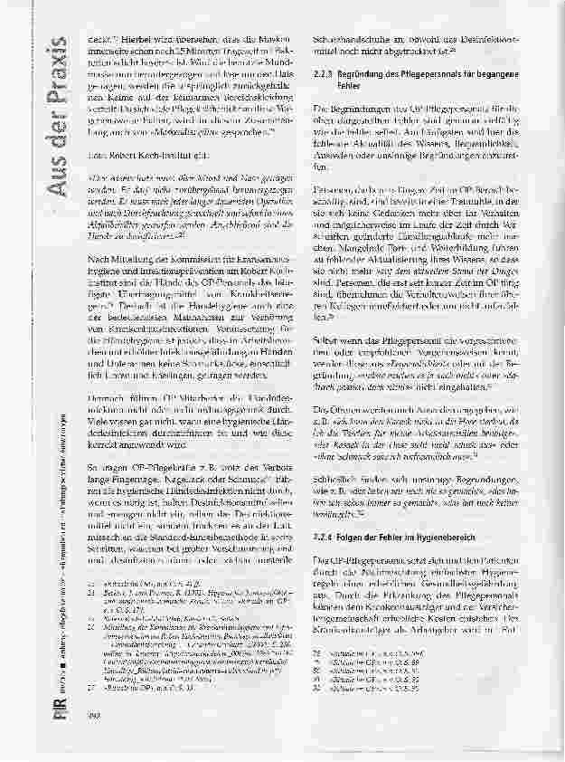 Vorschauseite 4: Pflegefehler im OP-Fehlerquellen und ihre haftungsrechtlichen Auswirkungen