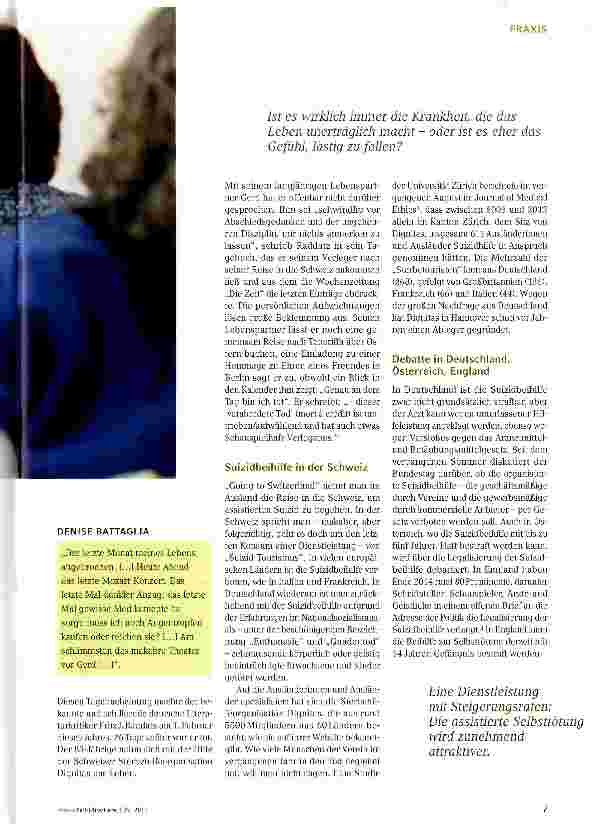 Vorschauseite 2: Going to Switzerland -Hilfe zur Selbsttötung in der Schweiz