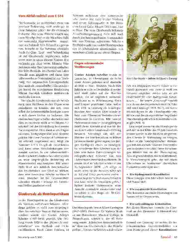 Vorschauseite 3: Sal mirabilis Glauberi -Glaubers Salz