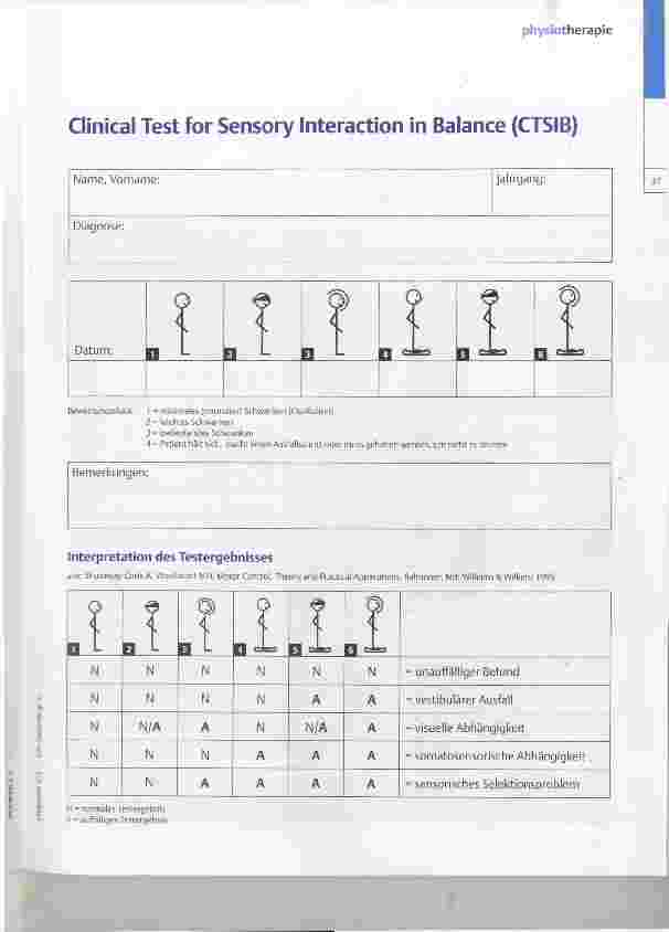 Vorschauseite 3: Balance im Stand testen
