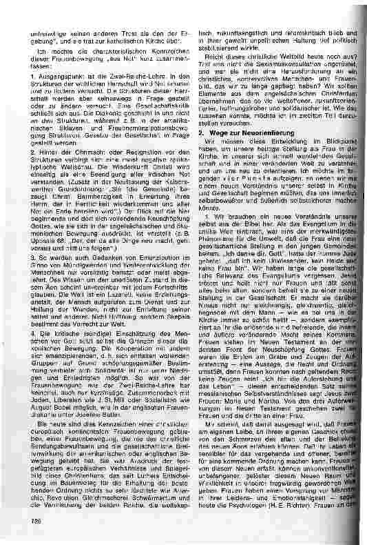Vorschauseite 4: Frauenbewegung zwischen Diakonie und Befreiung