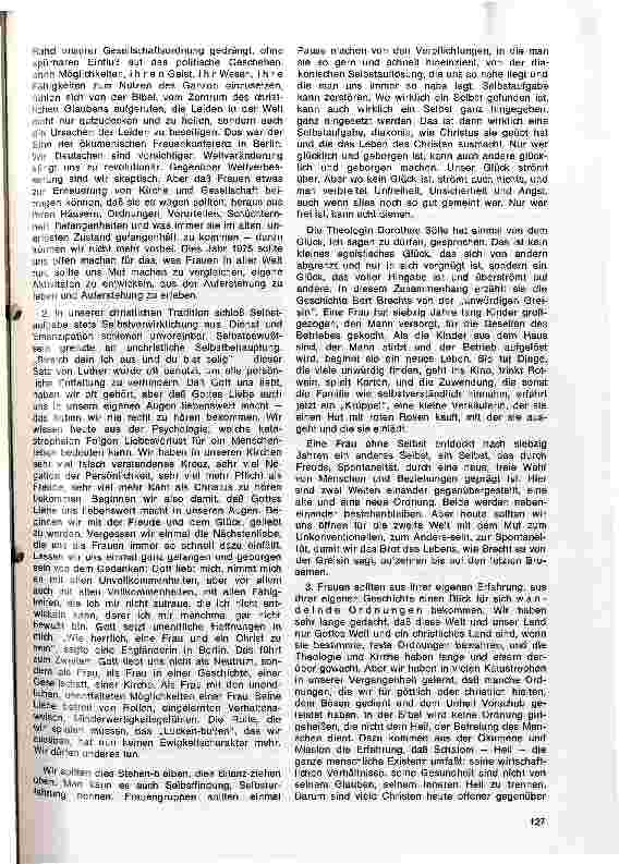 Vorschauseite 5: Frauenbewegung zwischen Diakonie und Befreiung