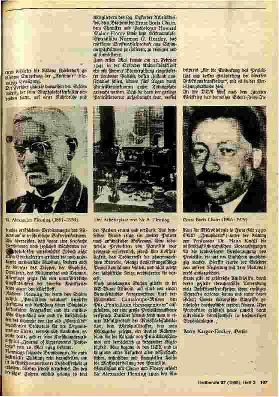 Vorschauseite 2: Historisches Wunderdroge Penicillin