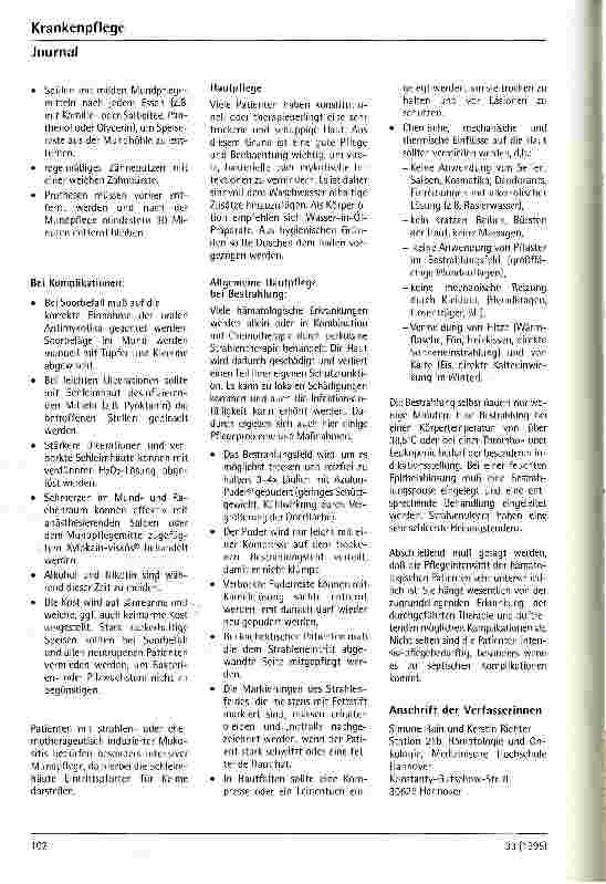 Vorschauseite 3: Pflege von Patienten mit Hämatologischen Systemerkrankungen