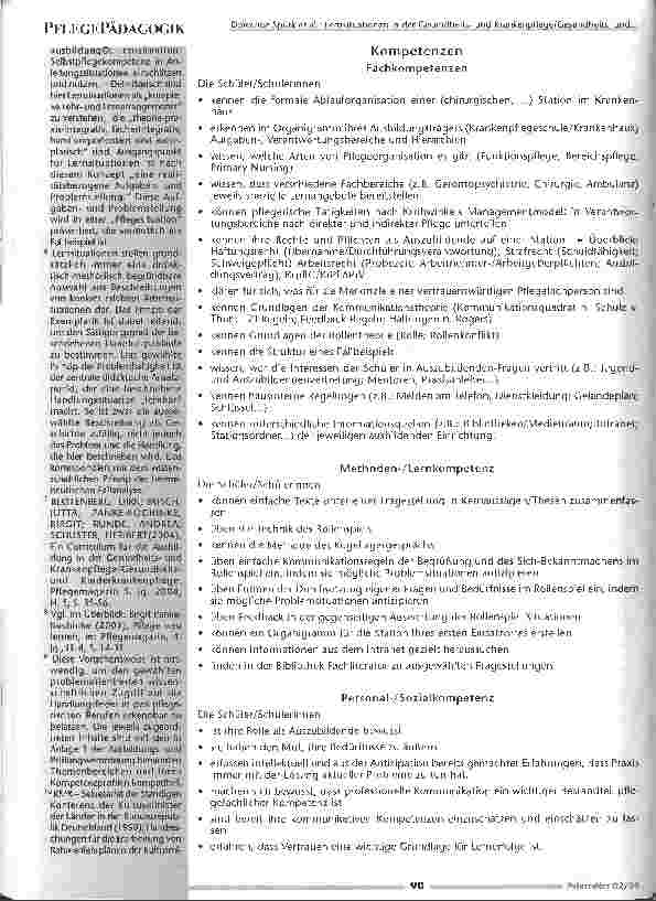 Vorschauseite 5: Lernsituationen in der Gesundheitsund Krankenpflege/ Gesundheitsund Kinderkrankenpflegeausbildung