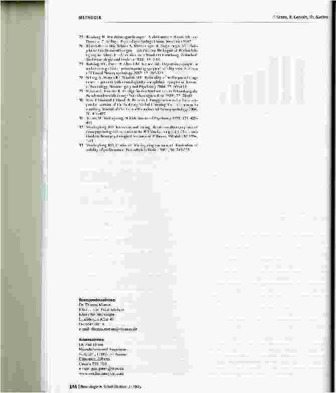 Vorschauseite 6: Das Memory Complaints Inventory (MCI): Gedächtnisstörungen, Beschwerdenschilderung und Leistungsmotivation