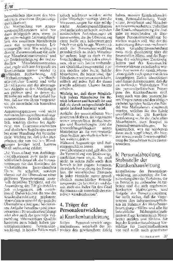 Vorschauseite 2: Grundlagen der Personalentwicklung im Krankenhaus Teil II