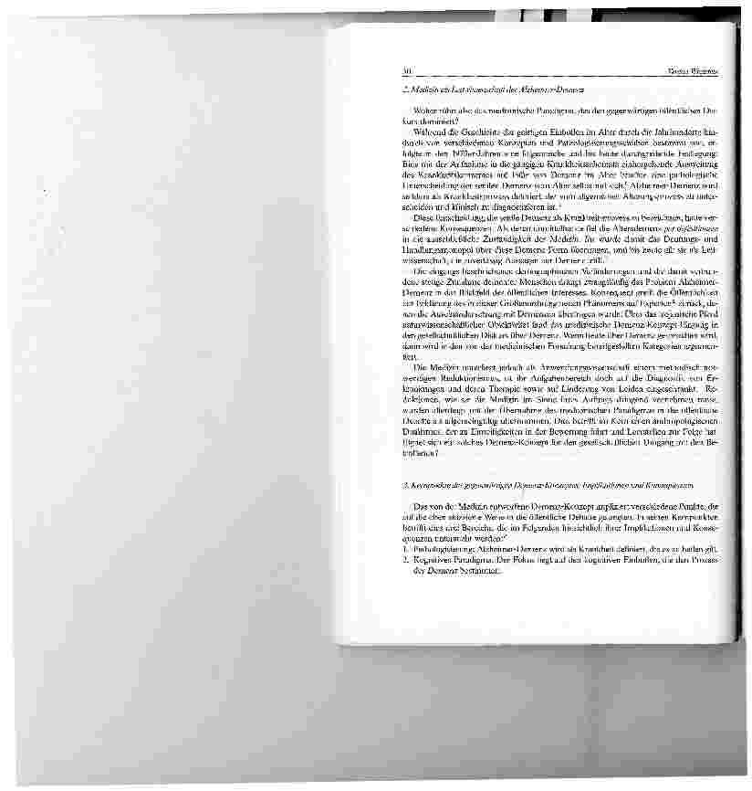 Vorschauseite 4: Alzheimer-Demenz. Perspektiven einer integrativen Demenz-Ethik
