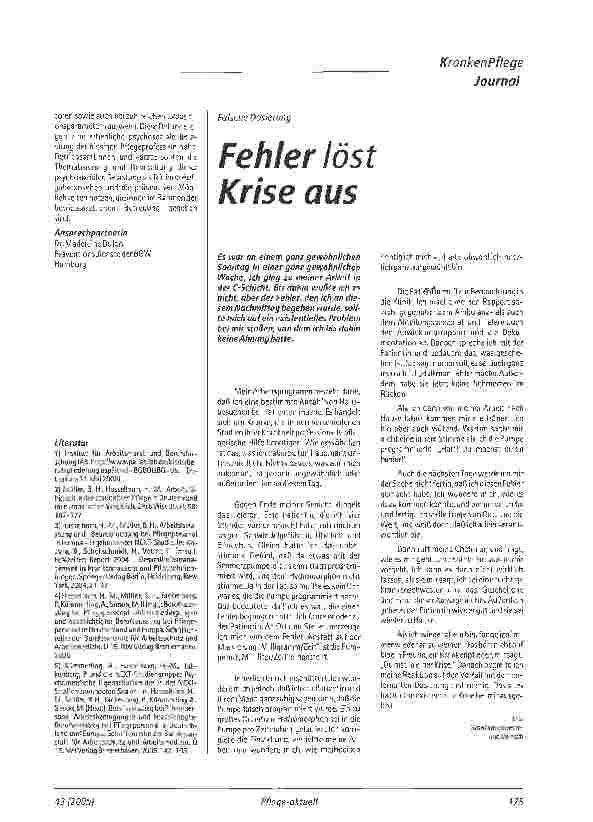 Vorschauseite 3: Gesundheit des Pflege-Personals im KrankenhausInternationaler Vergleich
