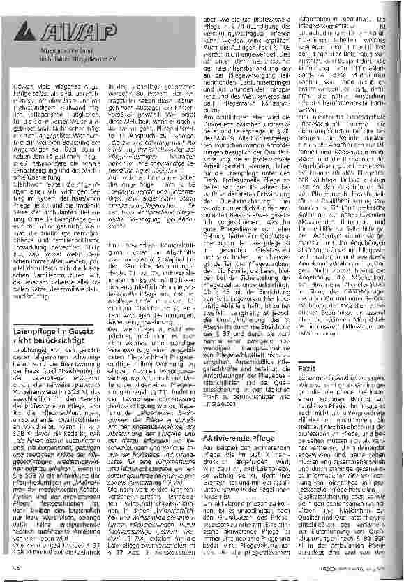 Vorschauseite 2: Qualitätssicherung in der Laienpflege