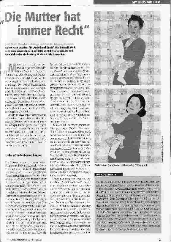 Vorschauseite 1: Die Mutter hat immer Recht