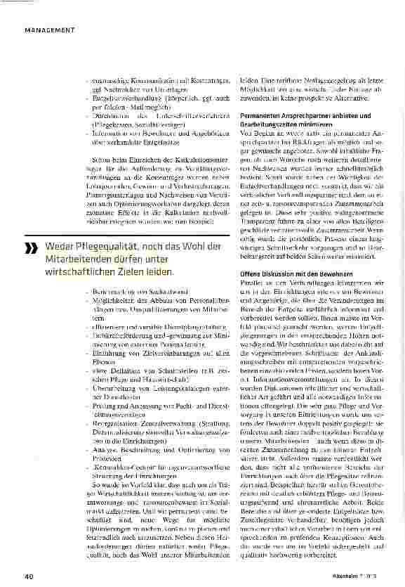 Vorschauseite 3: Transparenz öffnet Türen