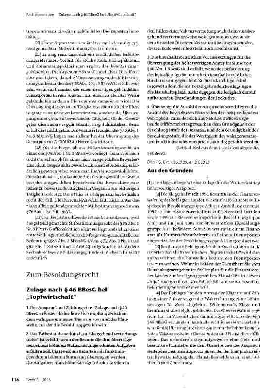Vorschauseite 3: Mitbestimmung bei Übertragung einer höher zu bewertenden Tätigkeit