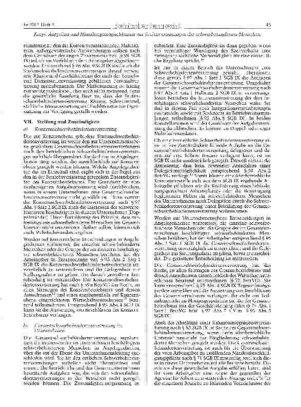 Vorschauseite 3: Aufgaben und Handlungsmöglichkeiten der Stufenvertretungen der schwerbehinderten Menschen