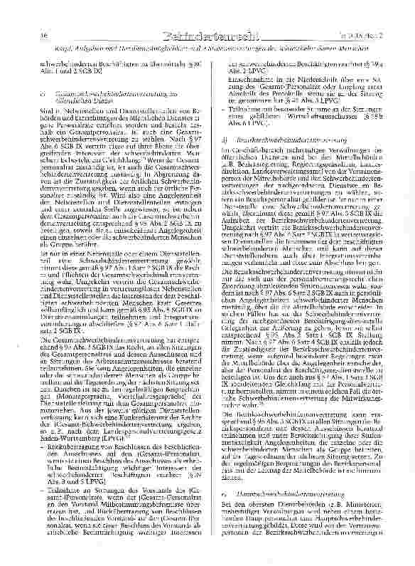 Vorschauseite 4: Aufgaben und Handlungsmöglichkeiten der Stufenvertretungen der schwerbehinderten Menschen