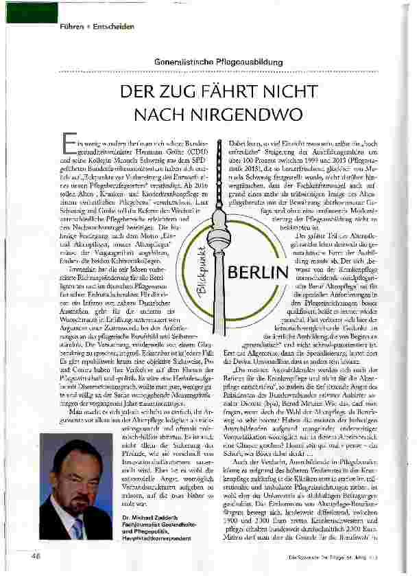Vorschauseite 1: DER ZUG FÄHRT NICHT NACH NIRGENDWO